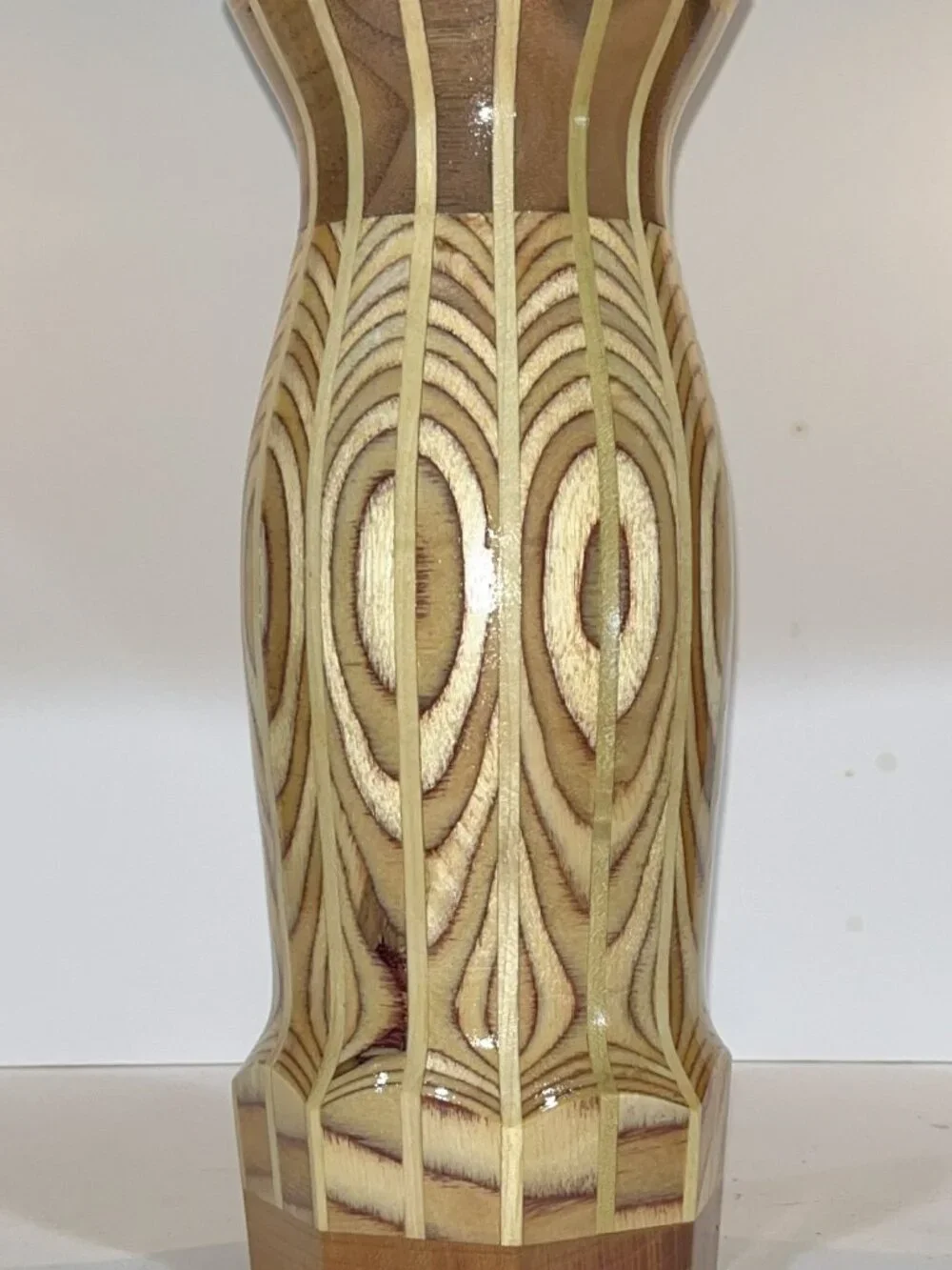 Turned Wood Bud Vase